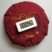 Load image into Gallery viewer, Awake Meditation Timer with mala beads and meditation cushion